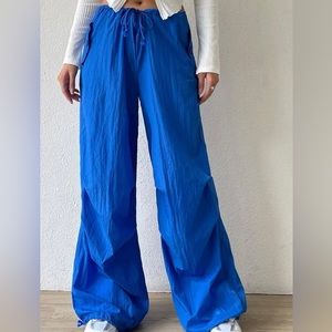 Blue cargo pants